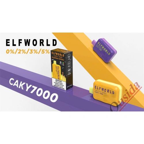 Kertakäyttöinen vape Elf World Caky7000 Puffs savuke